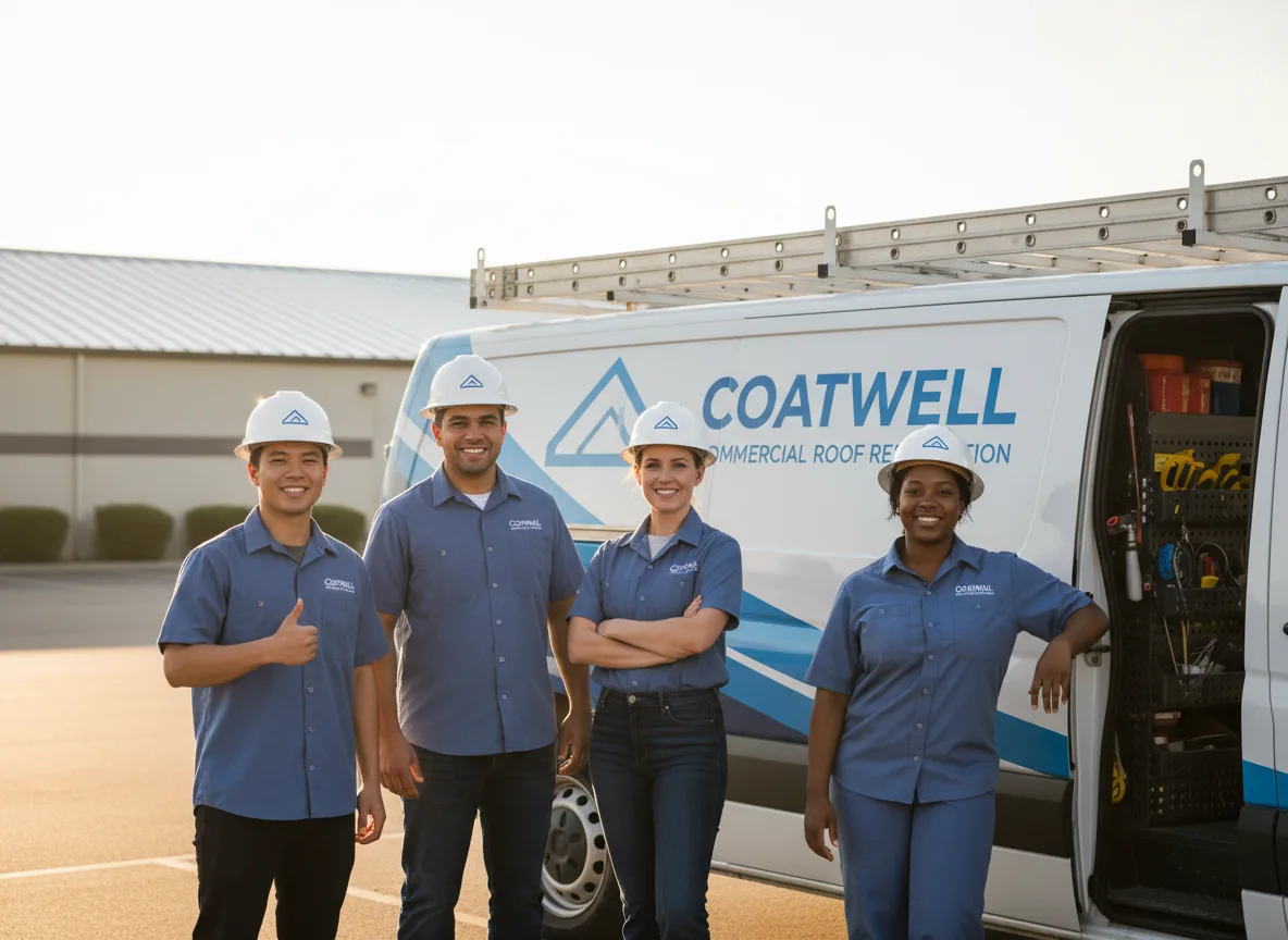 Commercial roof coating company in Beach City, OH